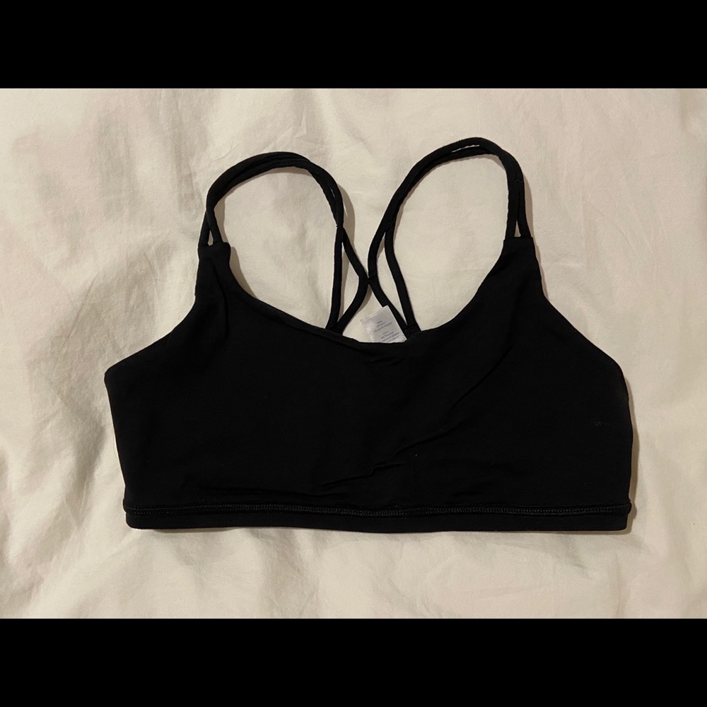Ivivva strappy black sport bra